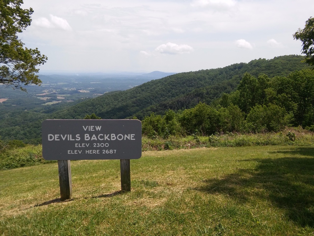 Trucking south on the Blue Ridge Parkway